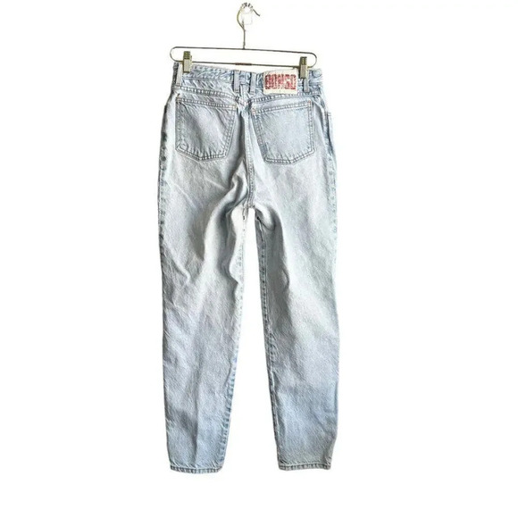 Vintage Bongo Button Closure High Rise Jeans Women's 13 Light Blue Wash - Picture 2 of 14